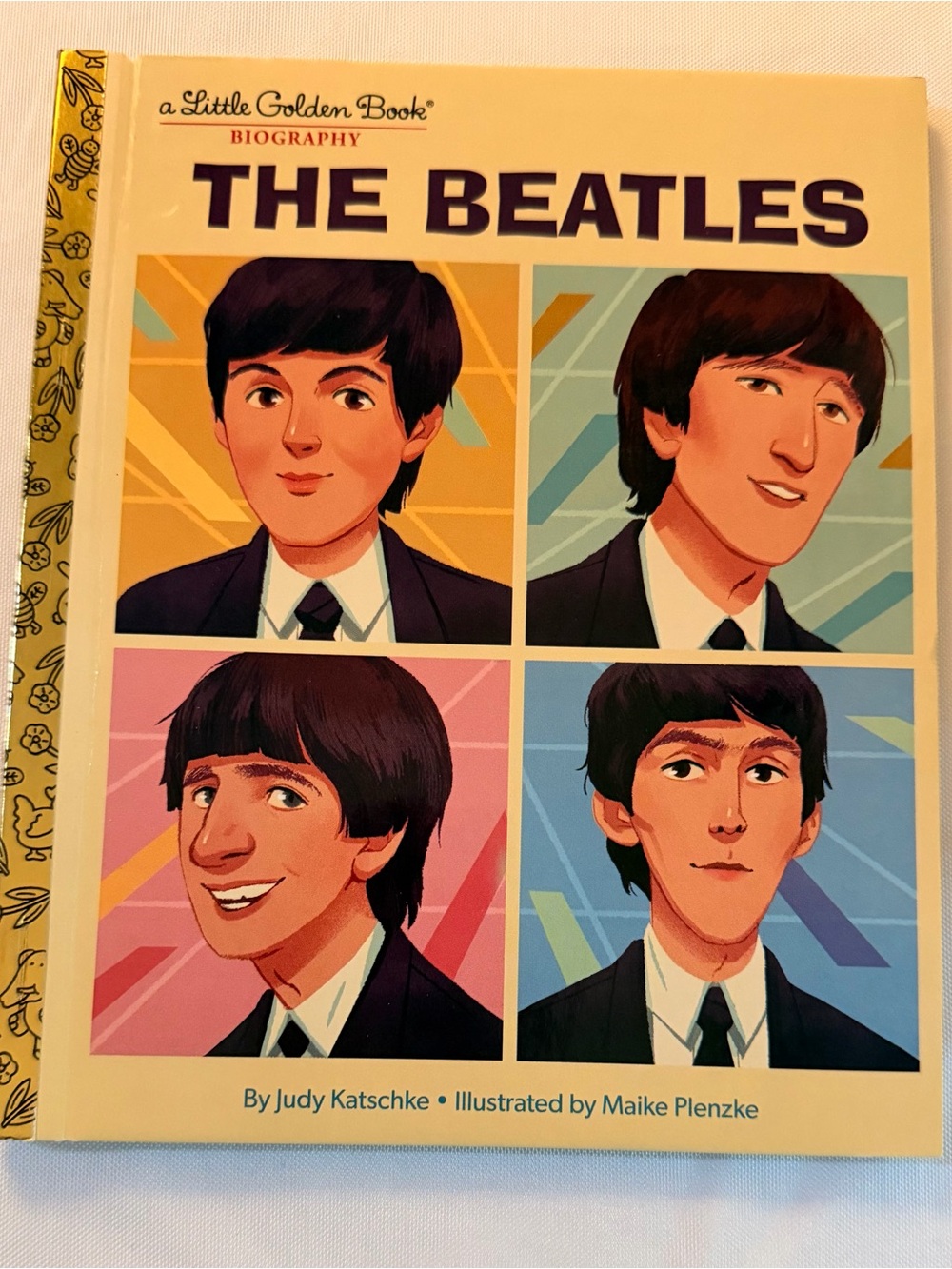 The Beatles Little Golden Book Biography Hardcover
